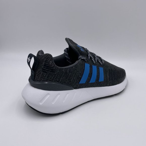 adidas Swift Run 22 Black / Blue Womens Shoes - Picture 8 of 8